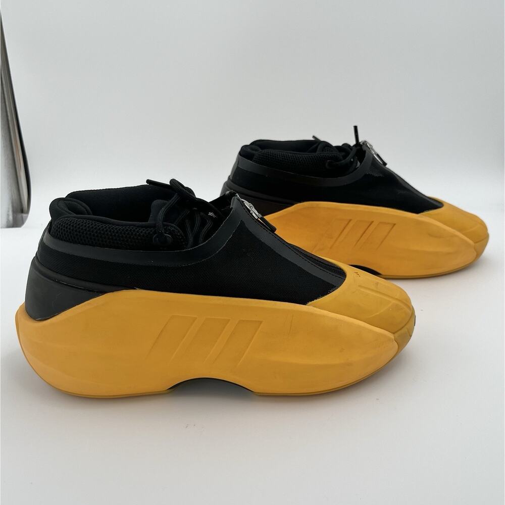 ADIDAS Crazy IIInfinity Lakers Crew Yellow Black IG6157 Sneakers US Mens 7.5 GUC
